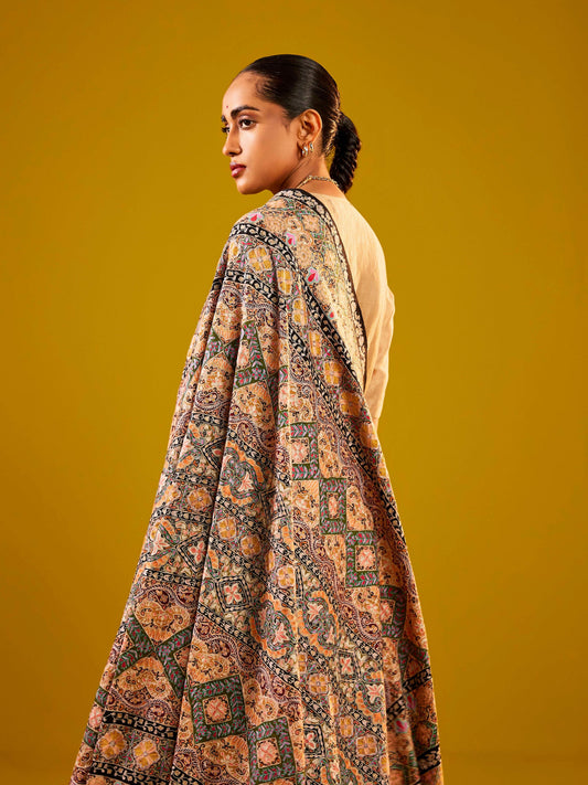 Gulzar Kalamkari Pashmina Shawl