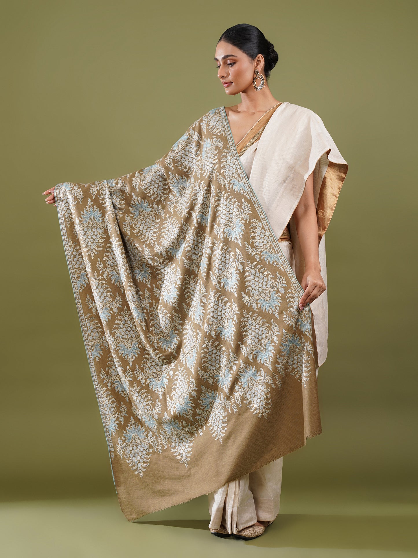 Zariah Handloom Pashmina Shawl