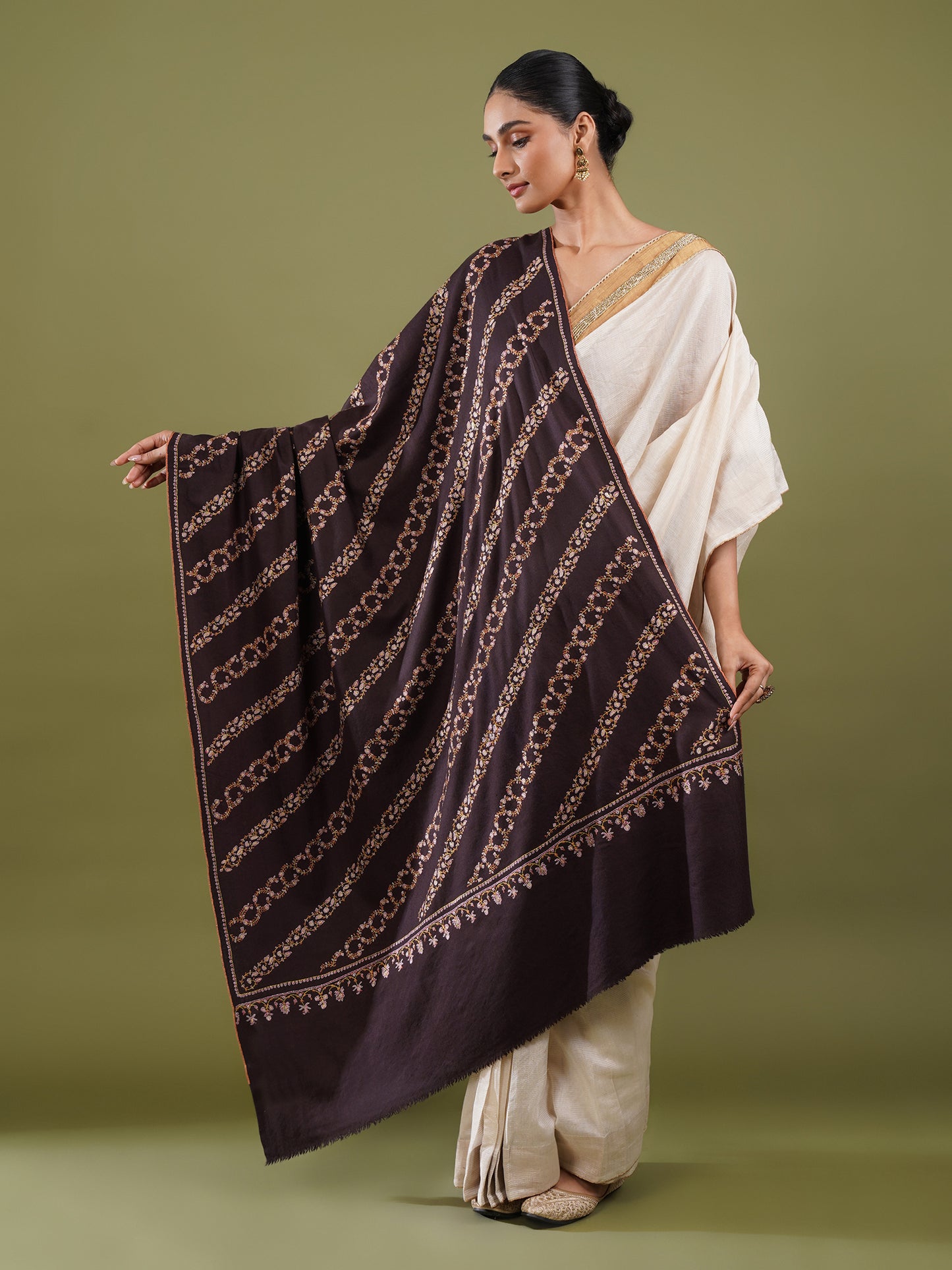 Maherooh Handloom Pashmina Shawl