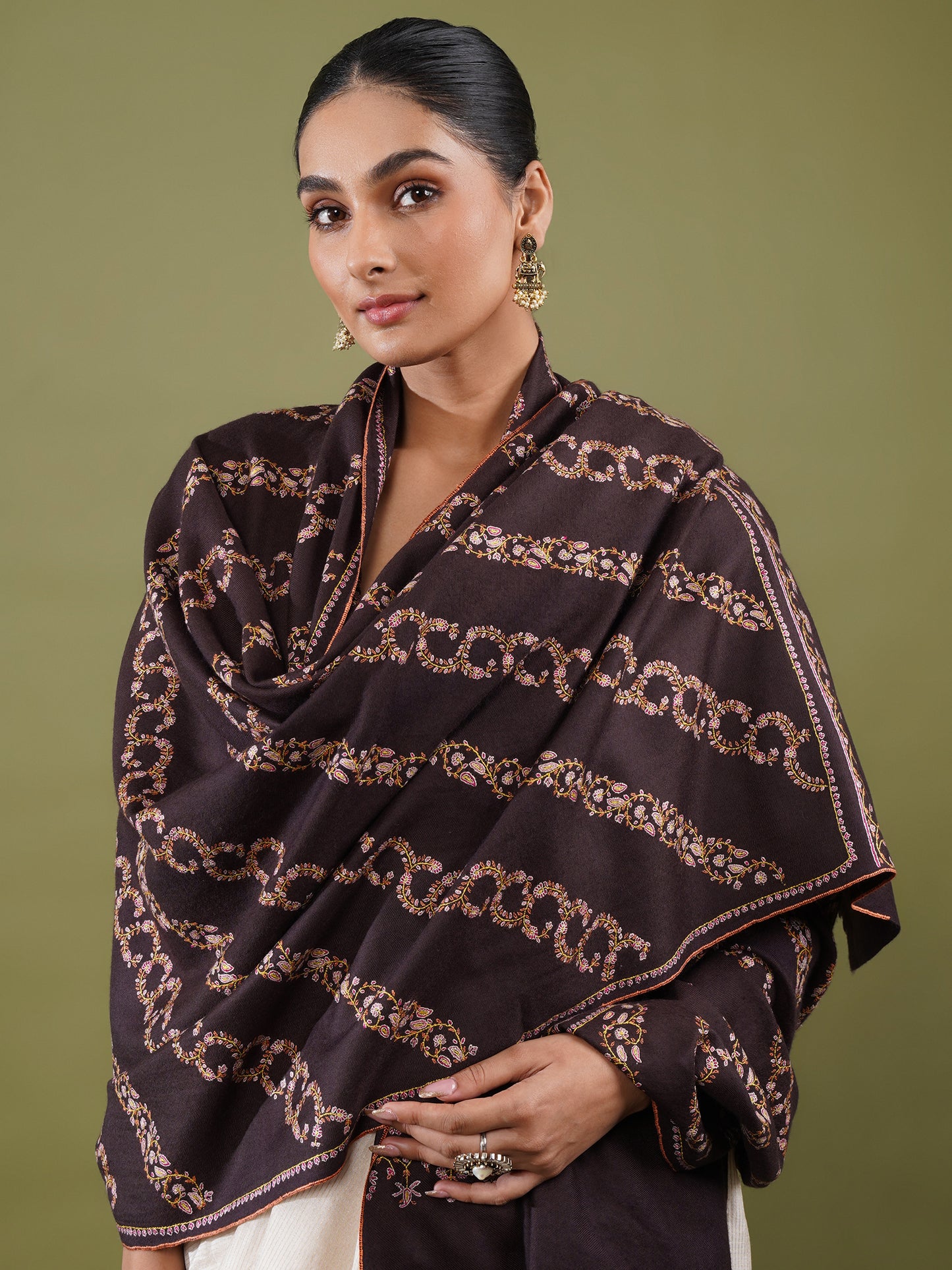 Maherooh Handloom Pashmina Shawl