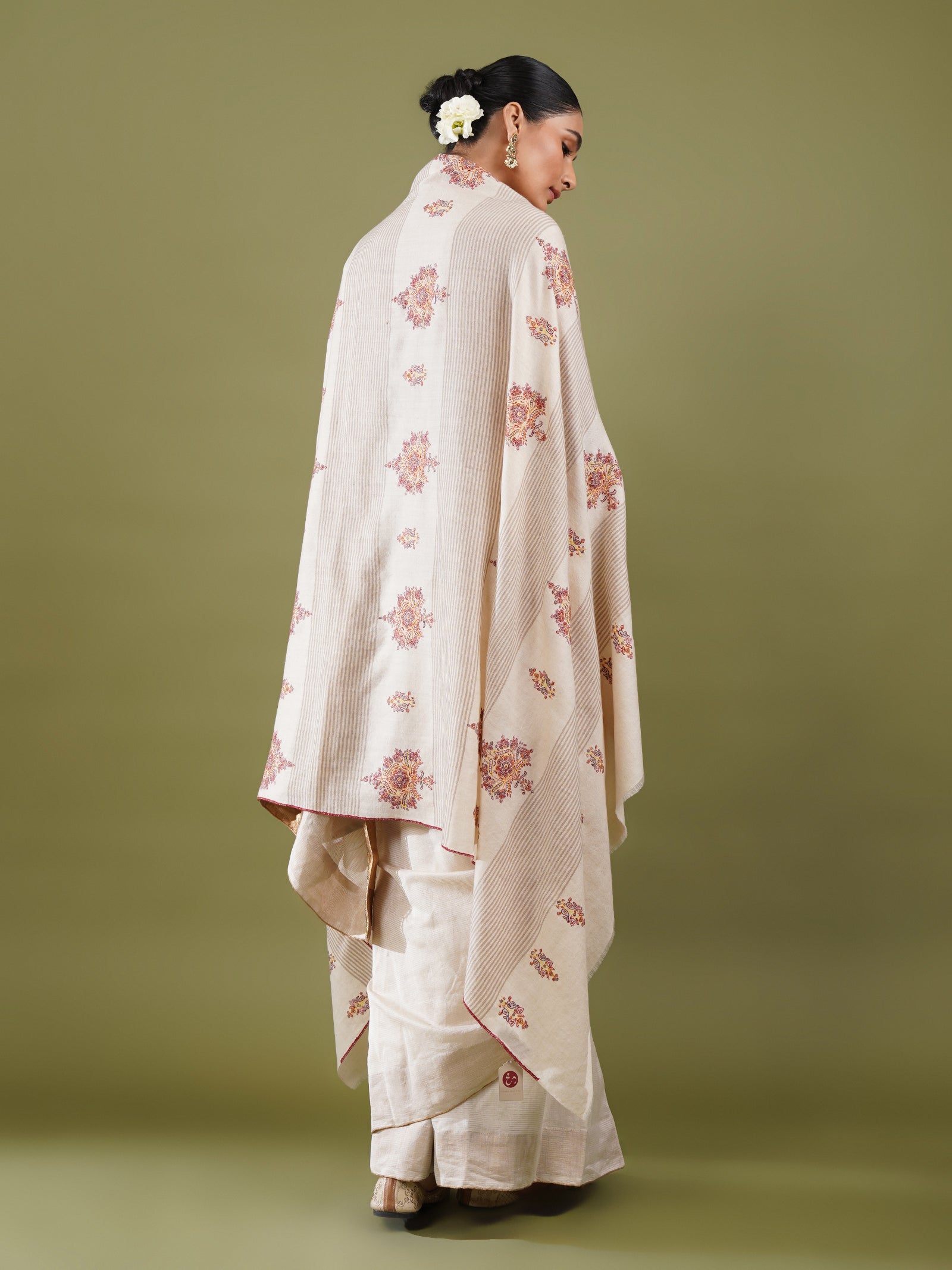 Ivory Pashmina Shawl