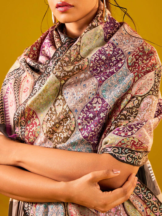 Kalamkari Pashmina Stole