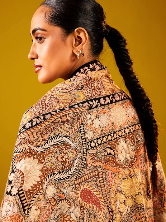 Kalamkari Pashmina Shawl