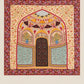 Kunj Ghar - Kalamkari Painting (Unframed / 17x17 Inches)