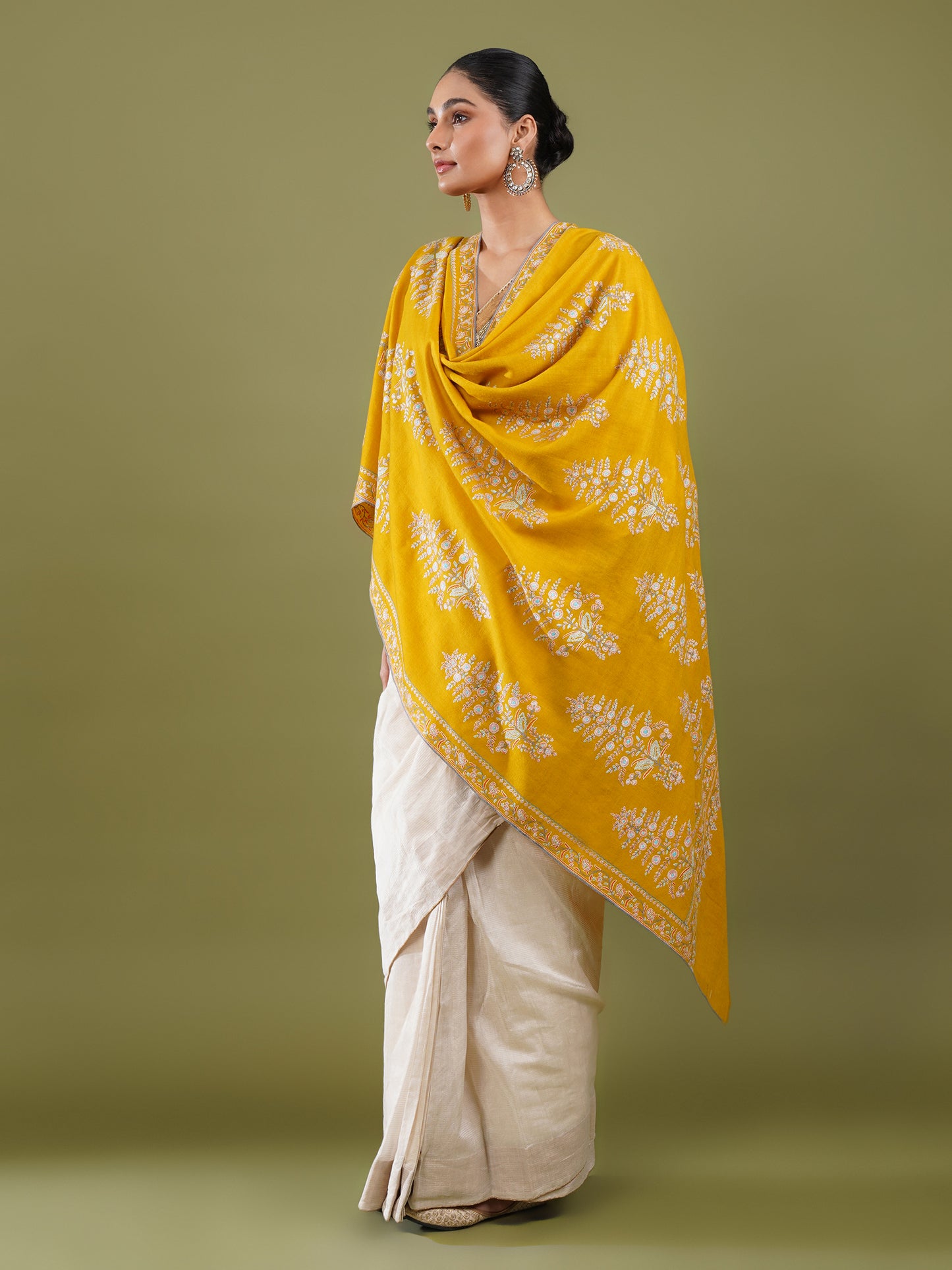 Kashan Handloom Pashmina Shawl