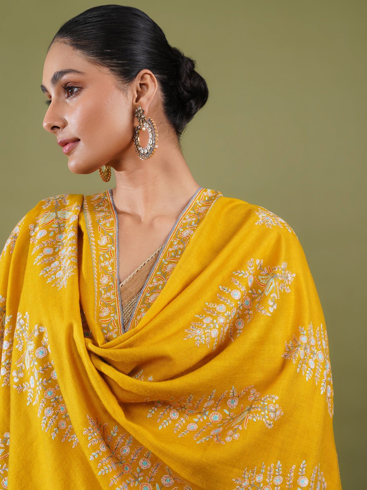 Kashan Handloom Pashmina Shawl