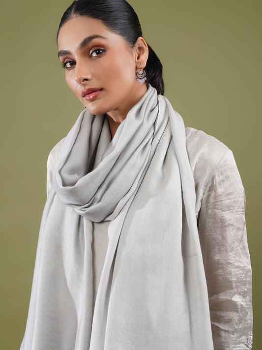Grey Reversible Stole