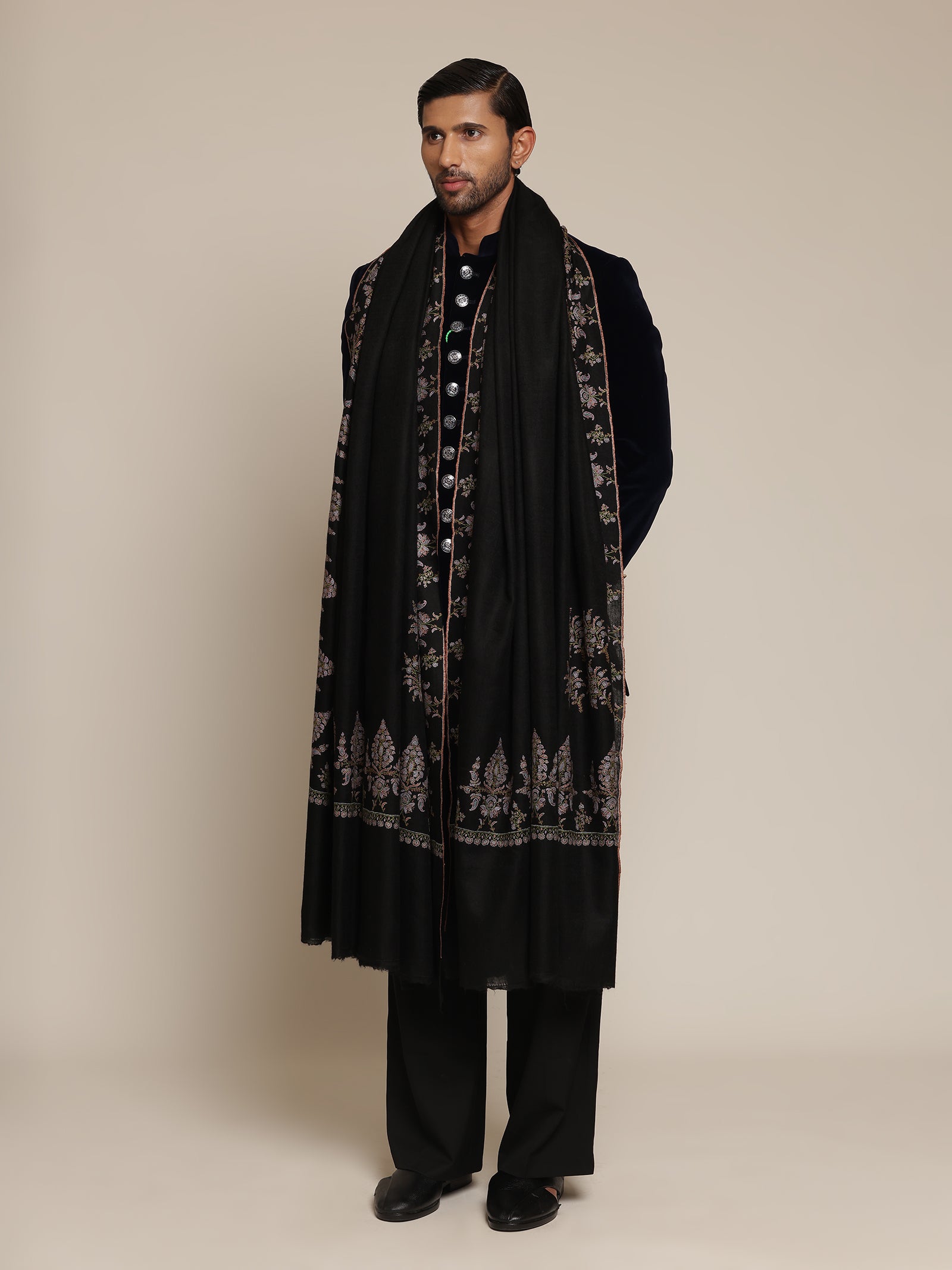 Black Pure Pashmina