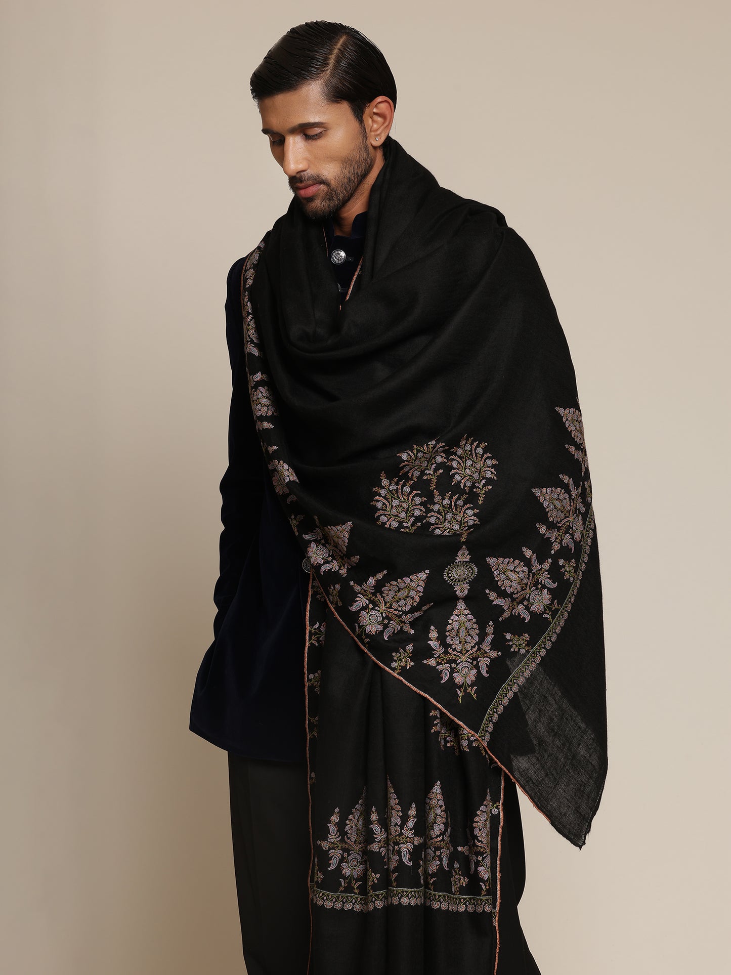 Black Pure Pashmina