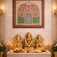 Phool Bari - Kalamkari Painting (Unframed / 17x17 Inches)