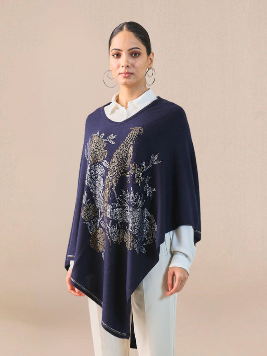 Cape Poncho - Parrot