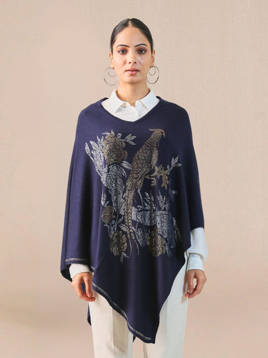 Cape Poncho - Parrot