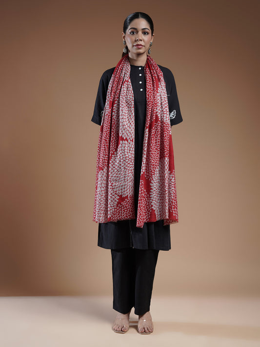 Naienive Printed Woolen Stole