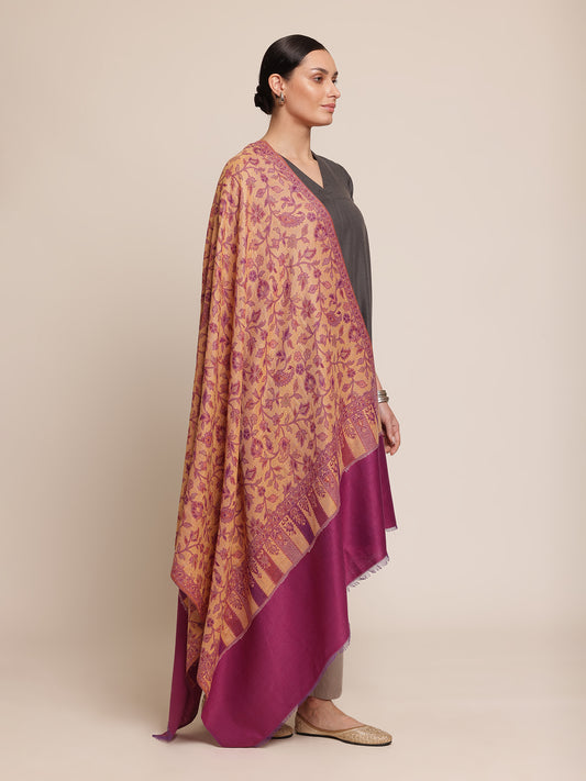 Reversible Kani Woolen Shawl