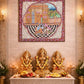 Radha’s Shringar by Krishna (Unframed / 17x17 Inches)