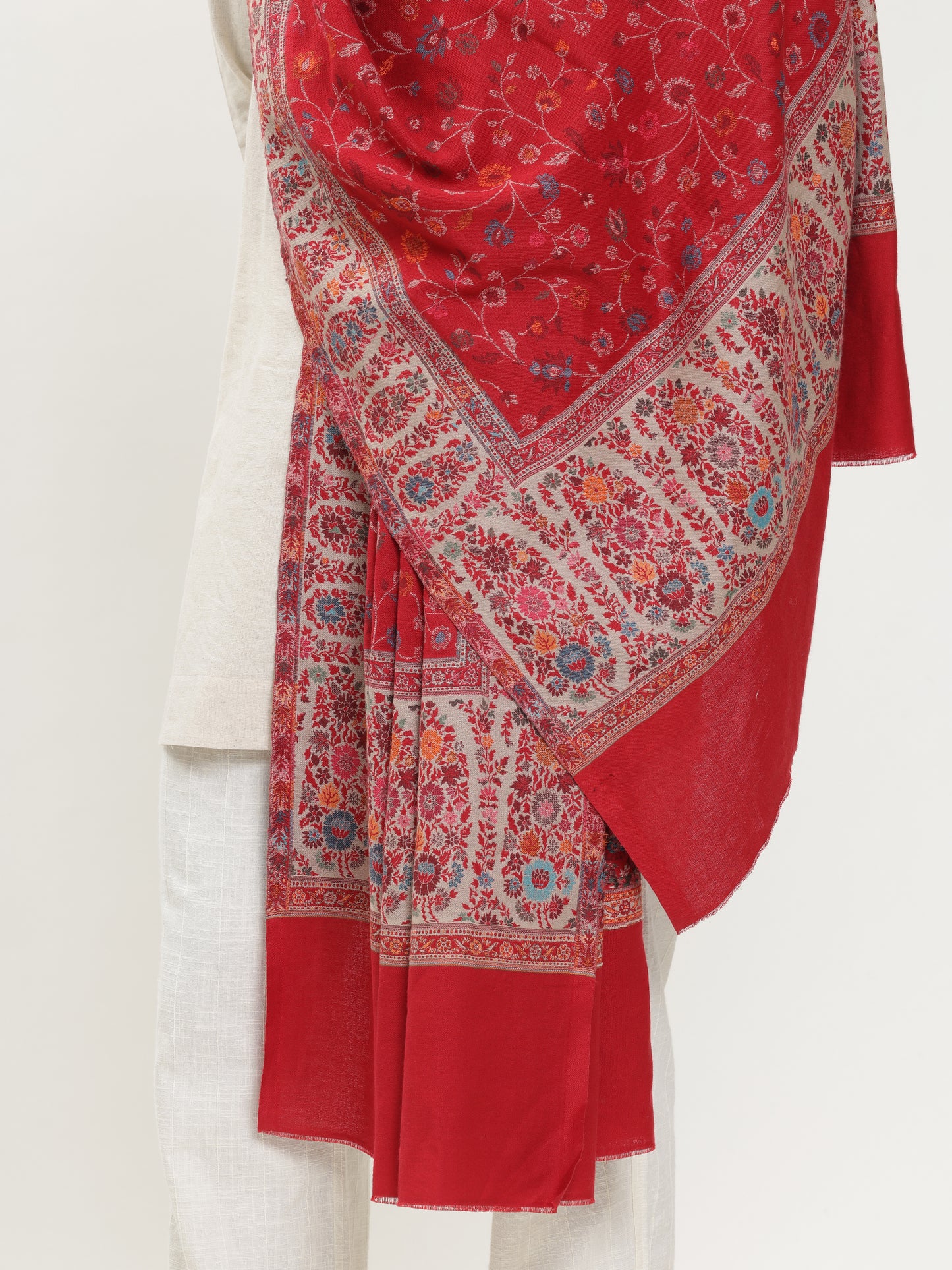Red Kani Shawl