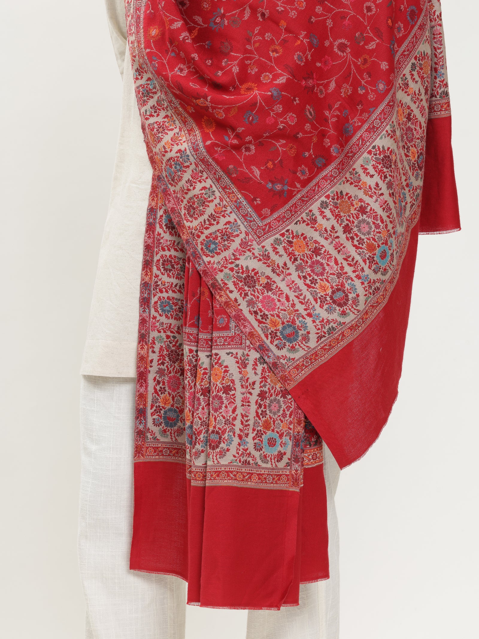Red Kani Shawl