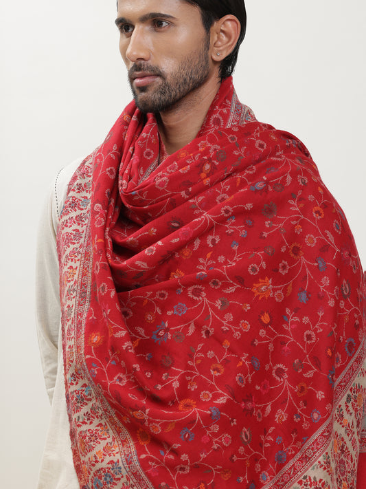 Red Kani Shawl