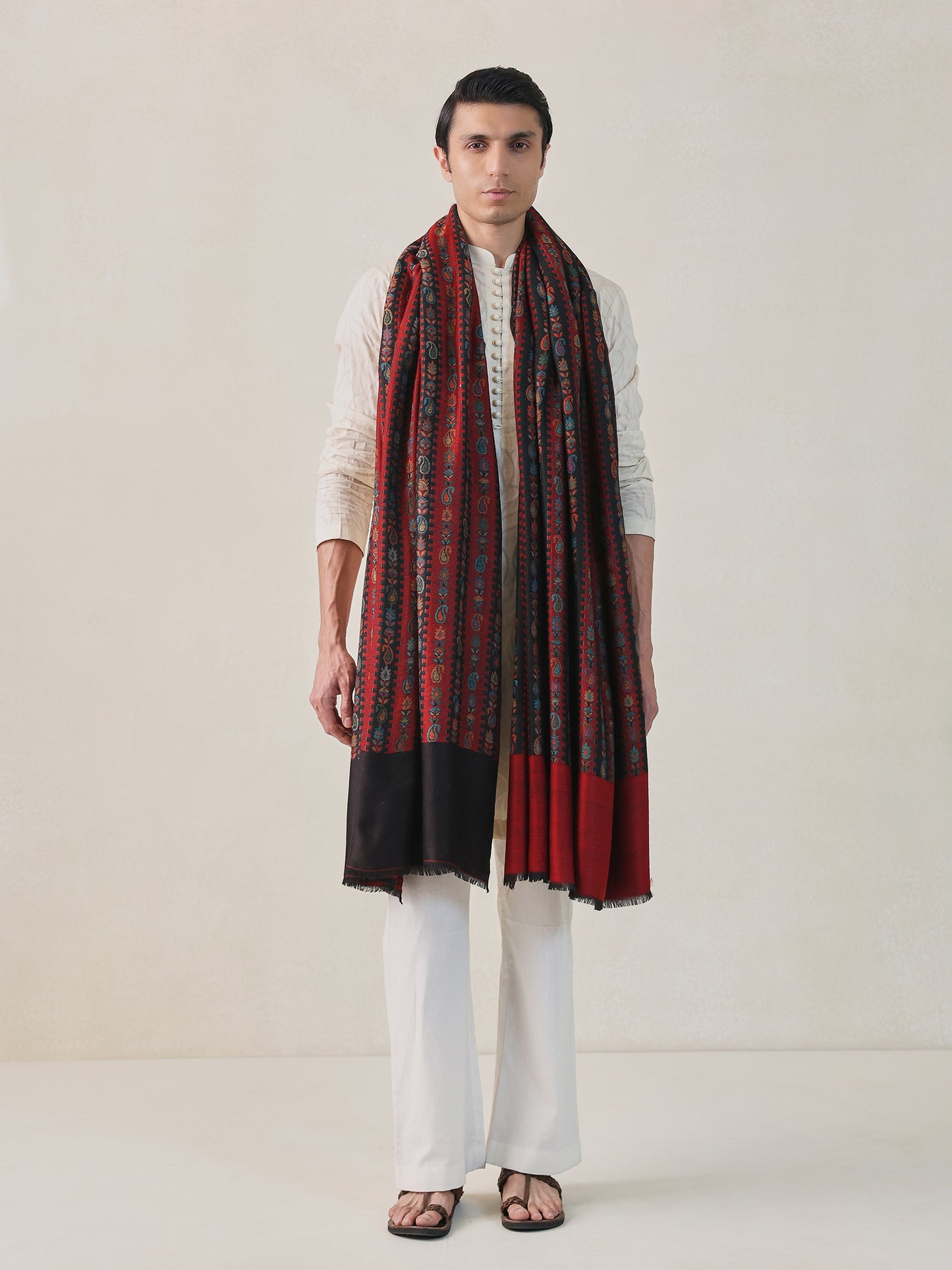 Reversible Men Kani Shawl