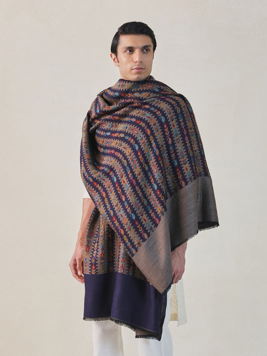 Reversible Men Kani Shawl