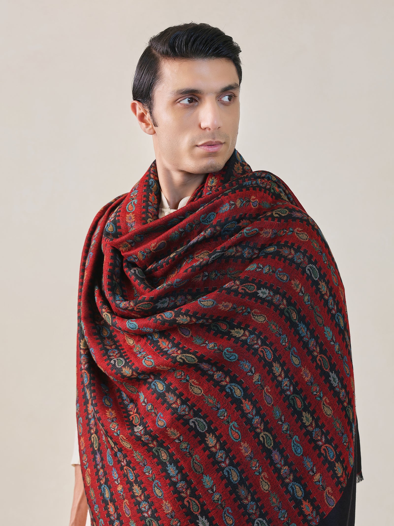 Reversible Men Kani Shawl