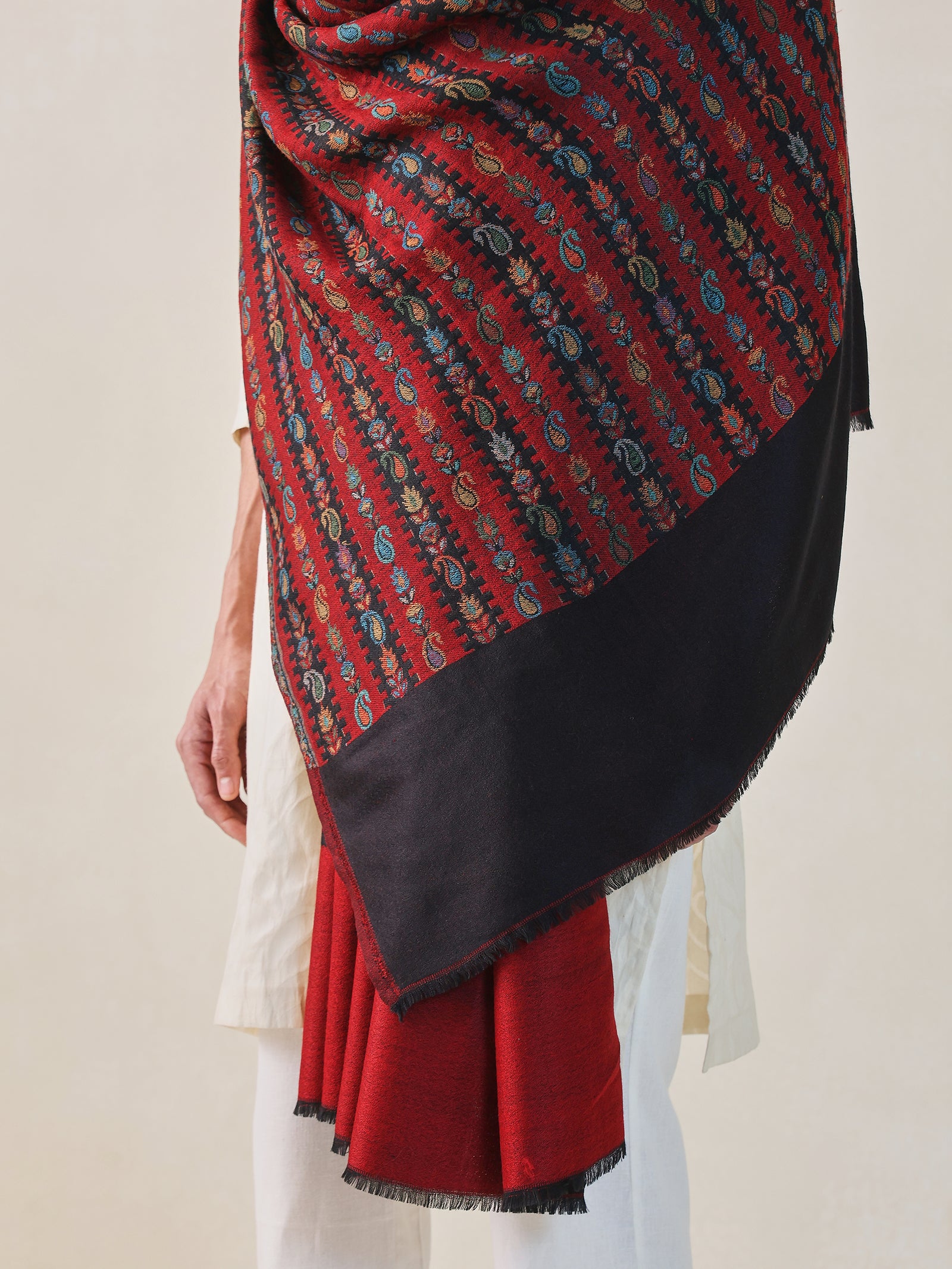 Reversible Men Kani Shawl