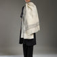 Wool Reversible Zari Stole