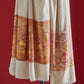 Panchvati White and Rusty orange Stole