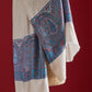 Panchvati White and Blue Stole