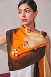 Orange with Black Base