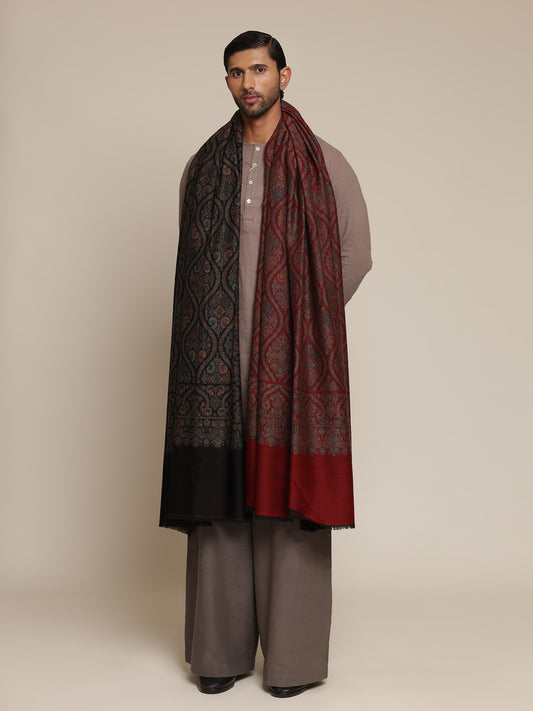 Reversible Men’s Kani Jamawar Shawl
