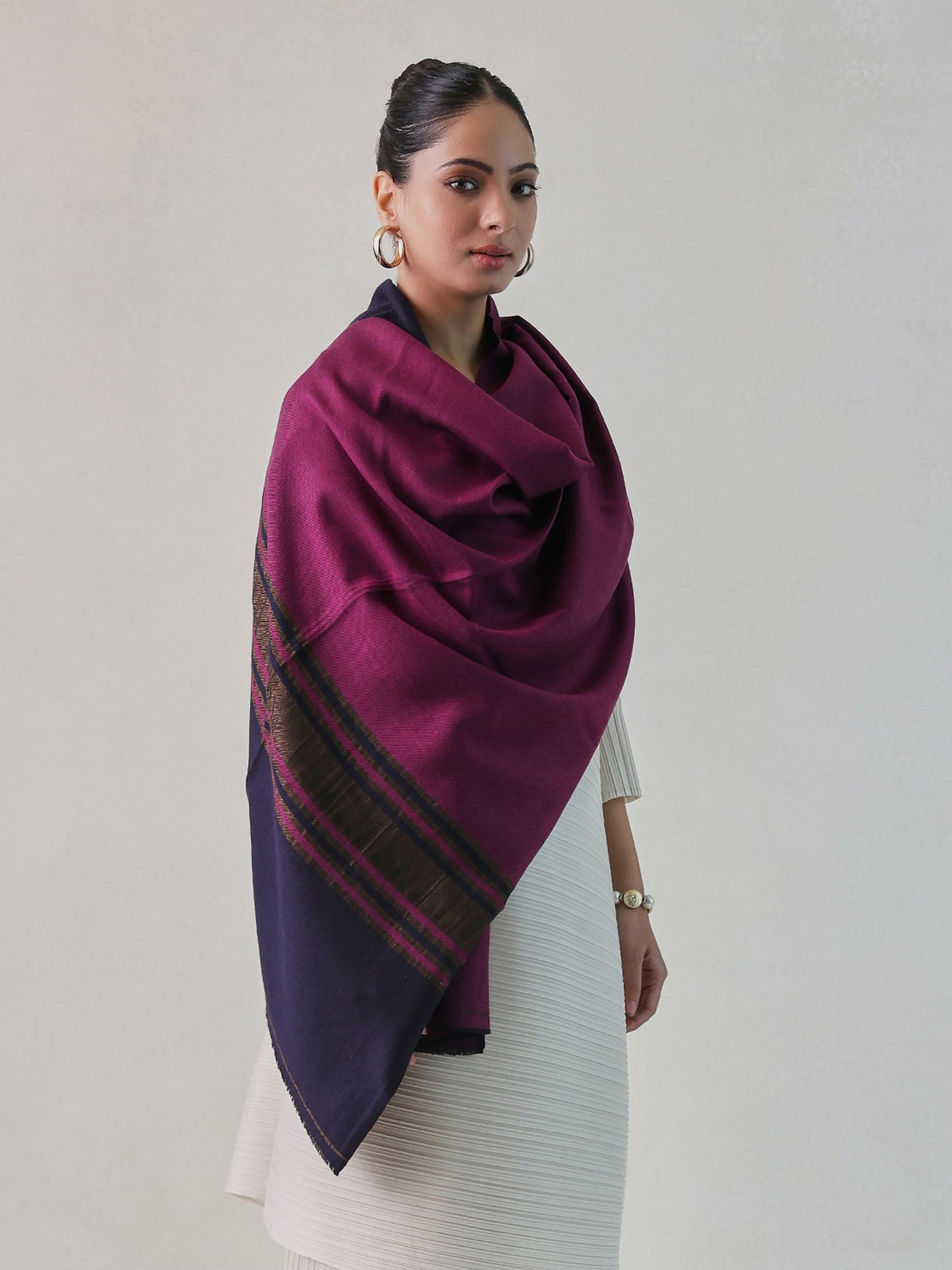 Palla Stripe R.V Pashmina Stole