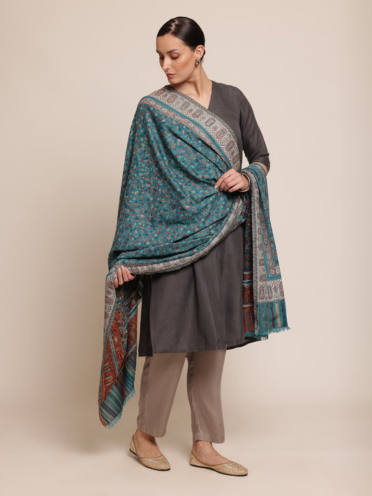 Antique Kani Wool Shawl