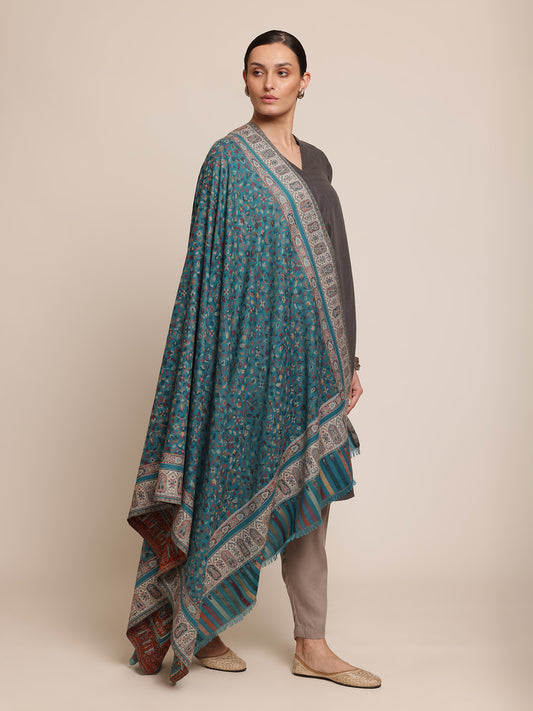 Antique Kani Wool Shawl