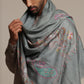Man wearing a pashmina shawl