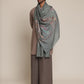 Man wearing a pashmina shawl