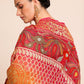 Bandhani Floral Drape