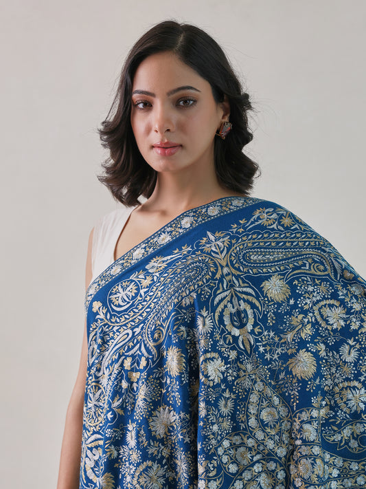 Blue Pashmina Shawl