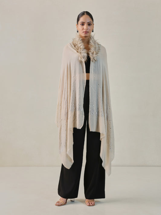 Fur Cashmere Capes