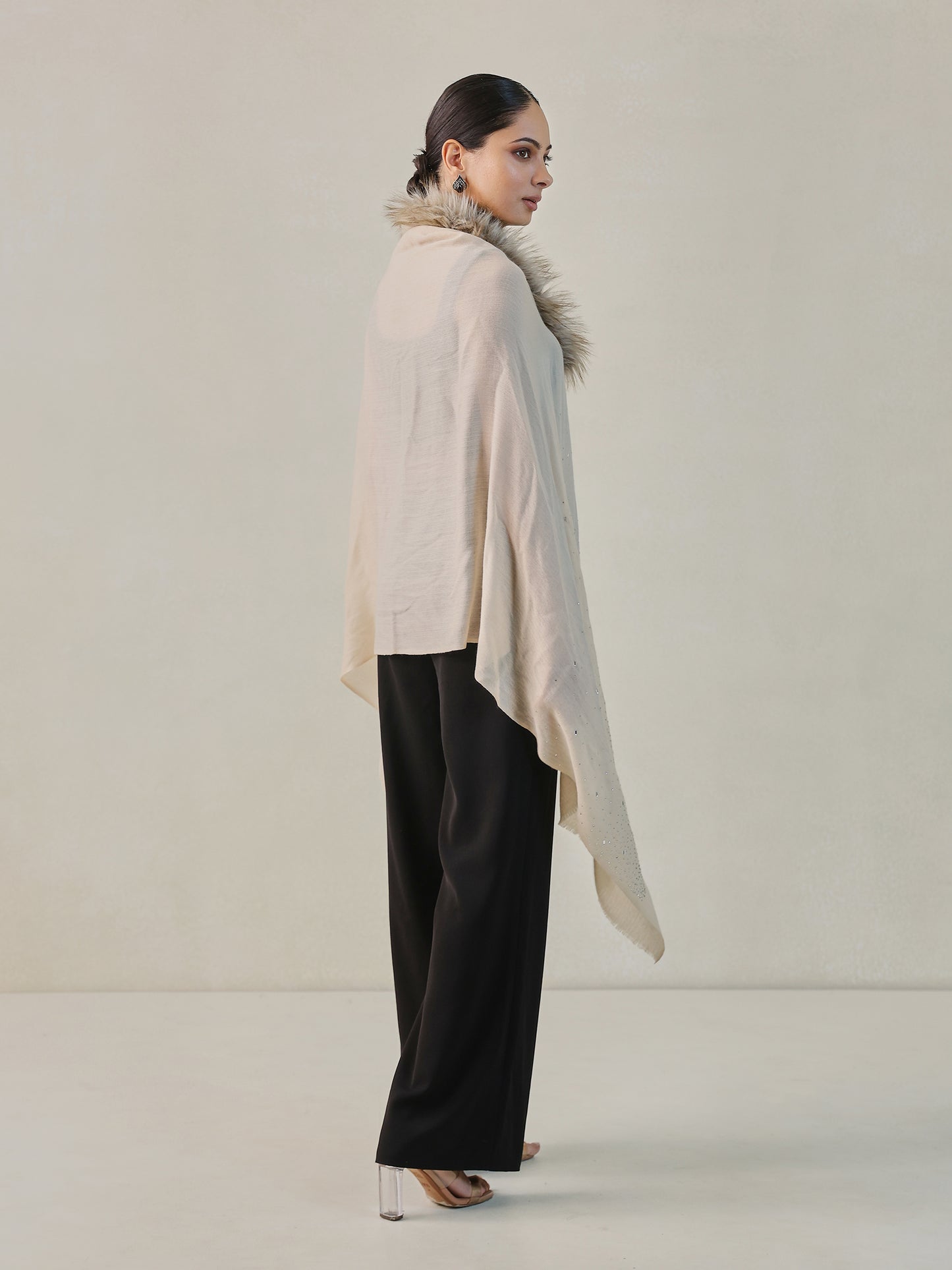 Fur Cashmere Capes