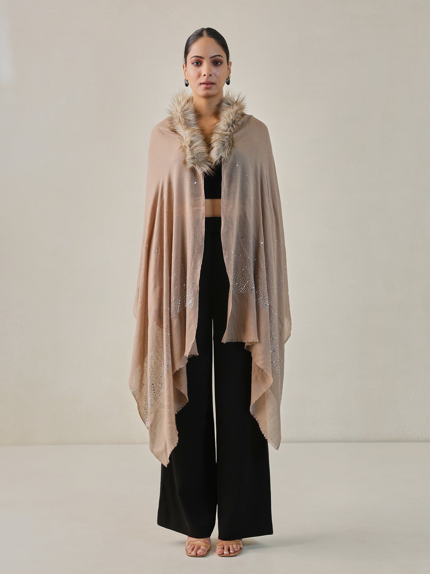 Fur Cashmere Capes