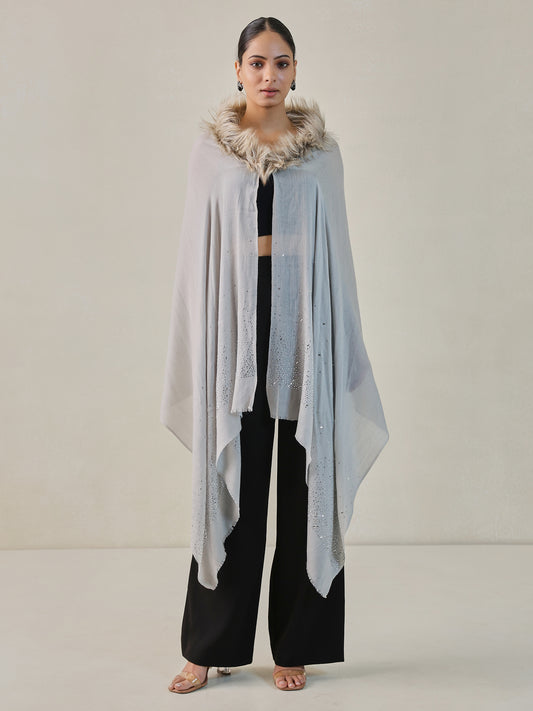 Fur Cashmere Capes