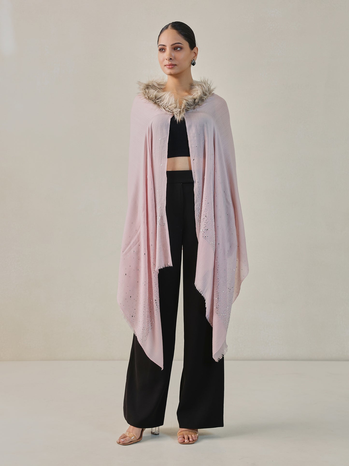 Fur Cashmere Capes