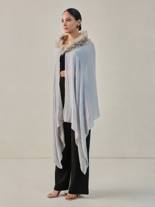 Fur Cashmere Capes