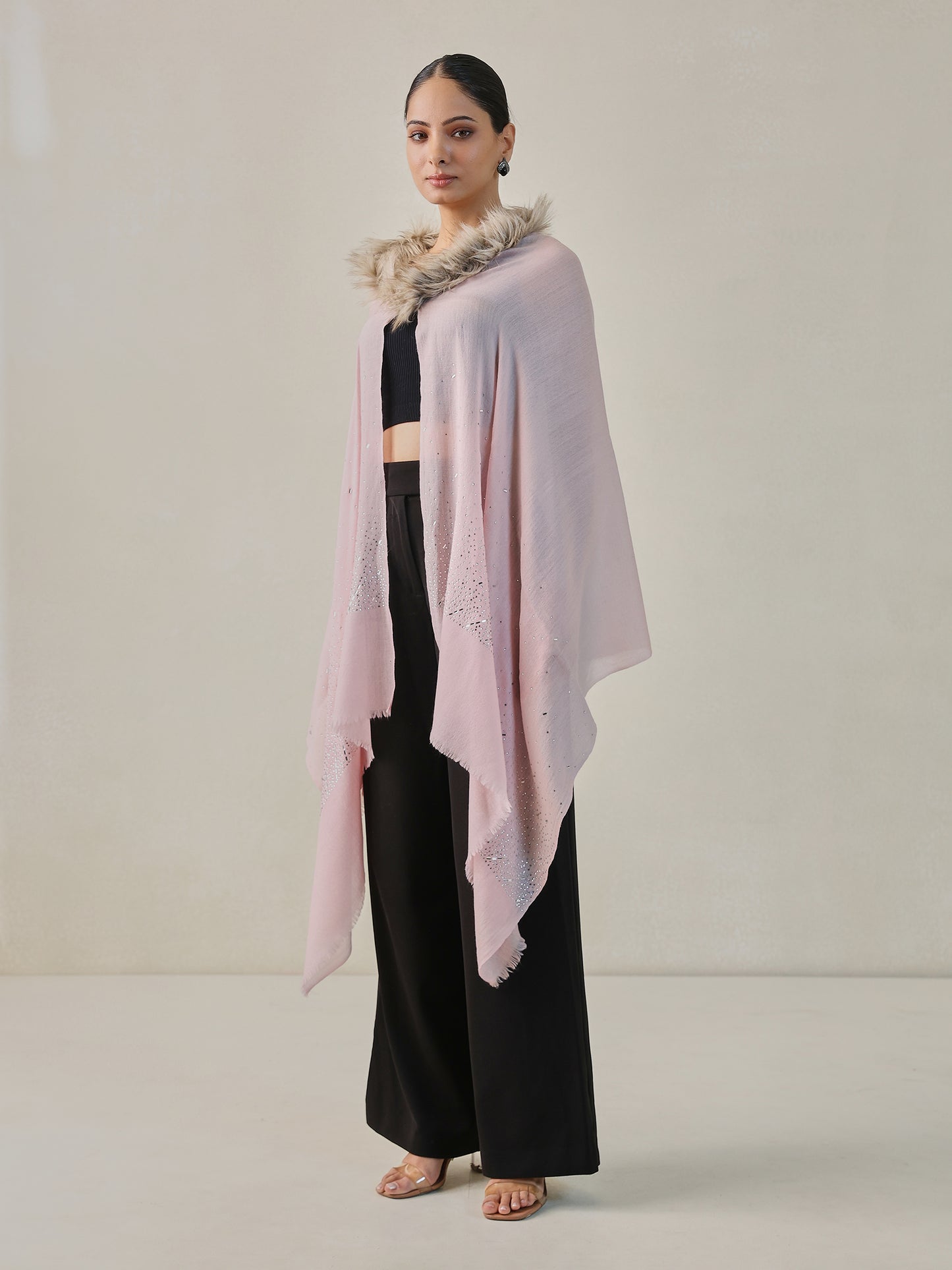 Fur Cashmere Capes