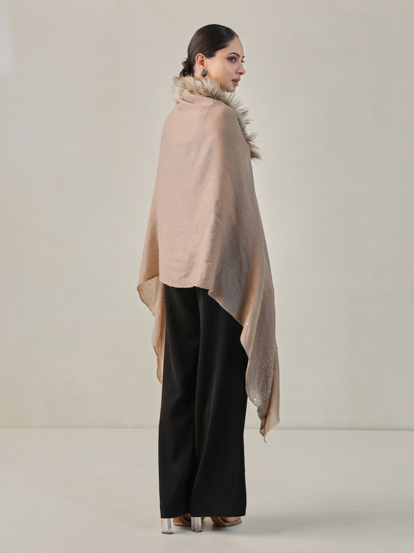 Fur Cashmere Capes