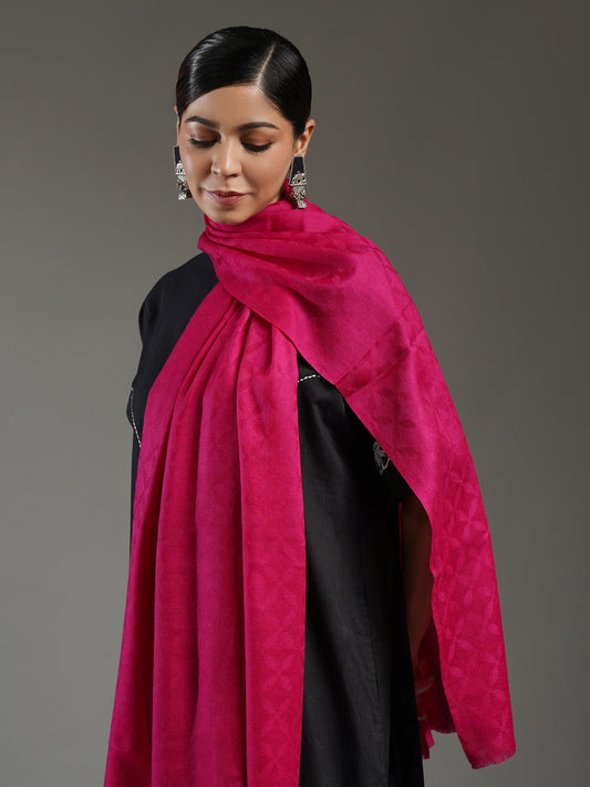 Pink Cashmere Stole