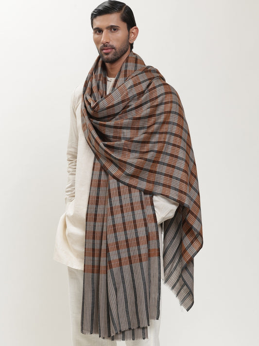 Pashmina Check Shawl