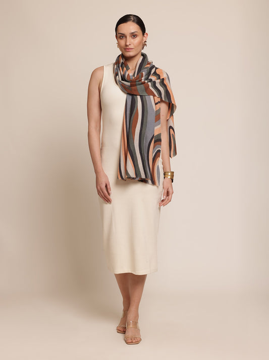 Disruption Pashmina Stole