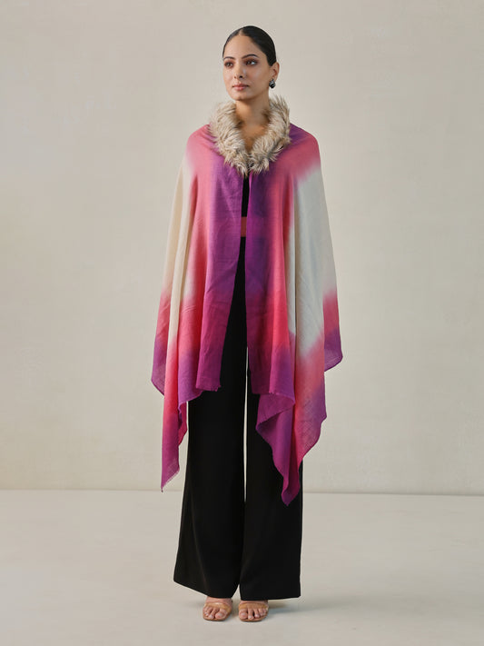 Fur pashmina capes